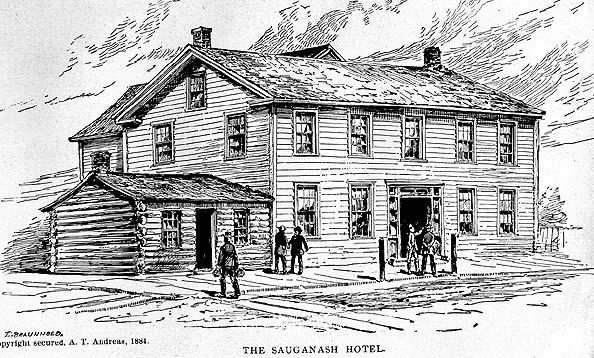 Sauganash Hotel, 1833